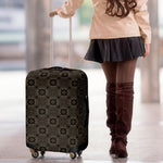 Gold Clover St. Patrick's Day Print Luggage Cover