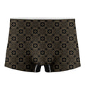 Gold Clover St. Patrick's Day Print Men's Boxer Briefs