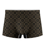 Gold Clover St. Patrick's Day Print Men's Boxer Briefs