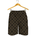 Gold Clover St. Patrick's Day Print Men's Shorts
