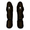 Gold Clover St. Patrick's Day Print Muay Thai Shin Guards