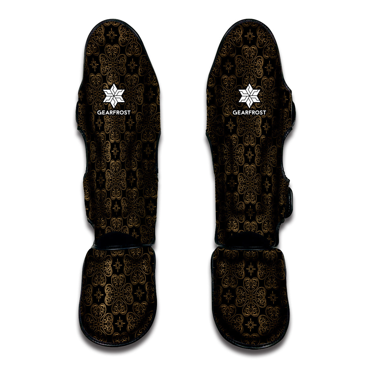 Gold Clover St. Patrick's Day Print Muay Thai Shin Guard
