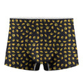 Gold Crown Pattern Print Men's Boxer Briefs