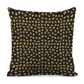 Gold Crown Pattern Print Pillow Cover