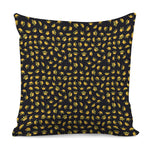 Gold Crown Pattern Print Pillow Cover