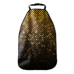 Gold Disco Lights Pattern Print Car Seat Organizers