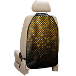Gold Disco Lights Pattern Print Car Seat Organizers