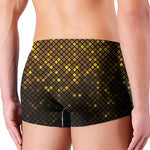 Gold Disco Lights Pattern Print Men's Boxer Briefs