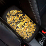 Gold Easter Egg Print Car Center Console Cover