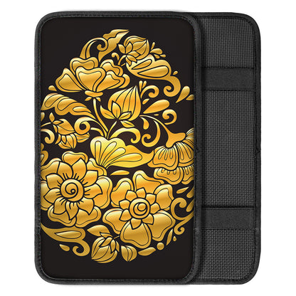Gold Easter Egg Print Car Center Console Cover