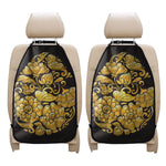 Gold Easter Egg Print Car Seat Organizers