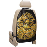 Gold Easter Egg Print Car Seat Organizers