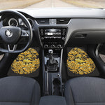 Gold Easter Egg Print Front Car Floor Mats