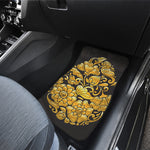 Gold Easter Egg Print Front Car Floor Mats