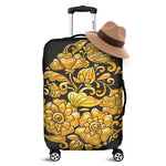 Gold Easter Egg Print Luggage Cover