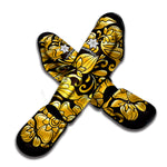 Gold Easter Egg Print Muay Thai Shin Guard