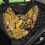 Gold Easter Egg Print Pet Car Back Seat Cover