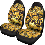 Gold Easter Egg Print Universal Fit Car Seat Covers