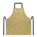 Gold (NOT Real) Glitter Print Apron