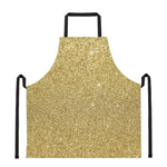 Gold Glitter Artwork Print (NOT Real Glitter) Apron