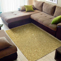 Gold (NOT Real) Glitter Print Floor Mat