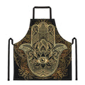 Gold Hamsa Hand Print Apron