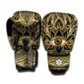 Gold Hamsa Hand Print Boxing Gloves