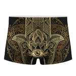 Gold Hamsa Hand Print Men's Boxer Briefs