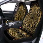 Gold Hamsa Hand Print Universal Fit Car Seat Covers
