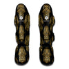 Gold Hamsa Pattern Print Muay Thai Shin Guard