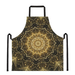Gold Kaleidoscope Print Apron