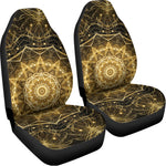 Gold Kaleidoscope Print Universal Fit Car Seat Covers