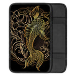 Gold Koi Carp Fish Print Car Center Console Cover