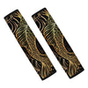 Gold Koi Carp Fish Print Car Seat Belt Covers