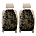 Gold Koi Carp Fish Print Car Seat Organizers