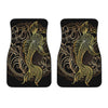 Gold Koi Carp Fish Print Front Car Floor Mats