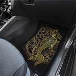 Gold Koi Carp Fish Print Front Car Floor Mats