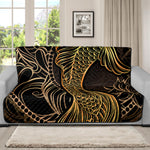 Gold Koi Carp Fish Print Futon Protector