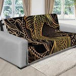 Gold Koi Carp Fish Print Futon Protector