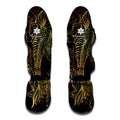 Gold Koi Carp Fish Print Muay Thai Shin Guards