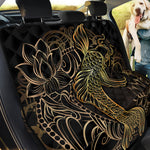 Gold Koi Carp Fish Print Pet Car Back Seat Cover