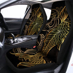 Gold Koi Carp Fish Print Universal Fit Car Seat Covers