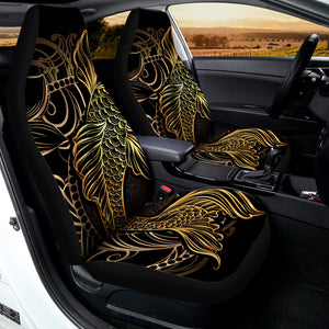 Gold Koi Carp Fish Print Universal Fit Car Seat Covers