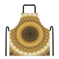Gold Lights Kaleidoscope Print Apron