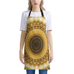 Gold Lights Kaleidoscope Print Apron