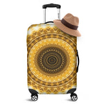 Gold Lights Kaleidoscope Print Luggage Cover