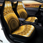 Gold Lights Kaleidoscope Print Universal Fit Car Seat Covers
