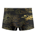 Gold Moon And Sun Print Men's Boxer Briefs