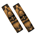 Gold Odin With Huginn And Muninn Print Car Seat Belt Covers