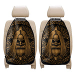 Gold Odin With Huginn And Muninn Print Car Seat Organizers